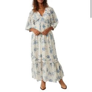 NWT Free People Golden Hour Maxi Dress